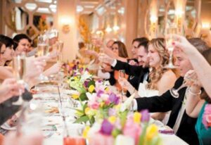 cómo disponer las mesas en boda