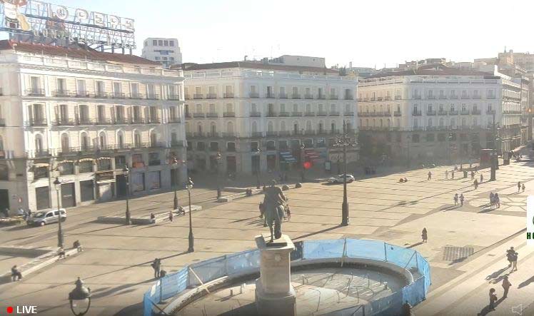 Puerta del Sol Madrid webcam online